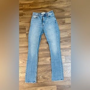 Abercrombie Curve Love High Rise Skinny Jeans with Slits